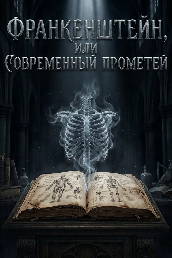 Обложка: Франкенштейн, или Современный Прометей